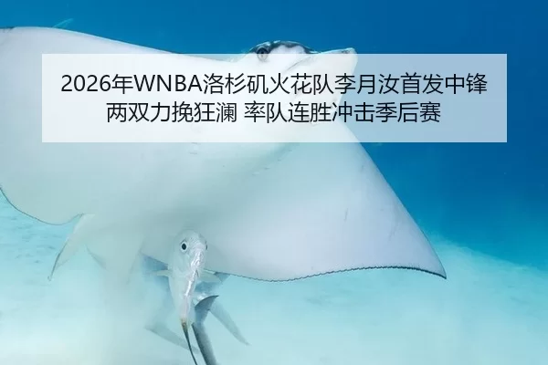 2026年WNBA洛杉矶火花队李月汝首发中锋两双力挽狂澜 率队连胜冲击季后赛